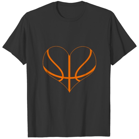 Valentines T Shirts, Heart Basketball Hoops Romance