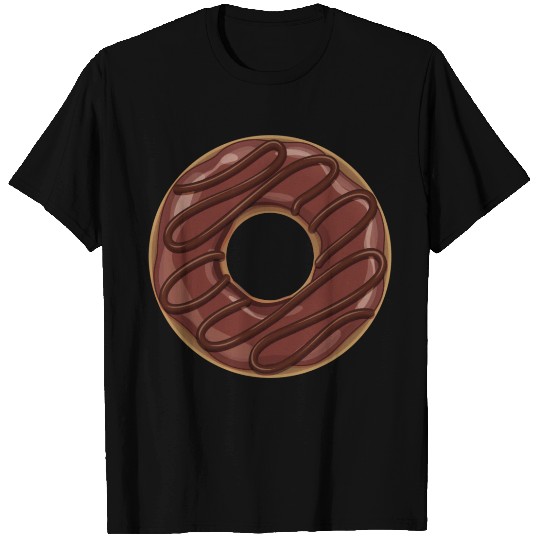 Simple Chocolate Covered Donut T Shirts