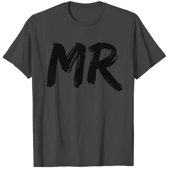 Mr Wedding Bride and Groom 70s T Shirts