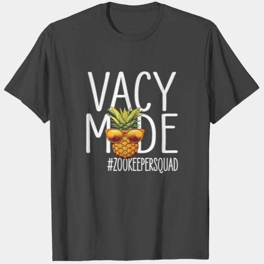 Zookeeper Vacation Vacy Mode Zookeepersquad T Shirts