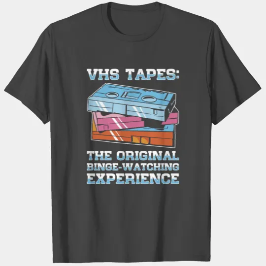 Vintage Movie Lover Retro VHS Tape 80s 90s T Shirts