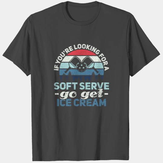 Pickleball Soft Serve Ice Cream - Pickleball T Shirts