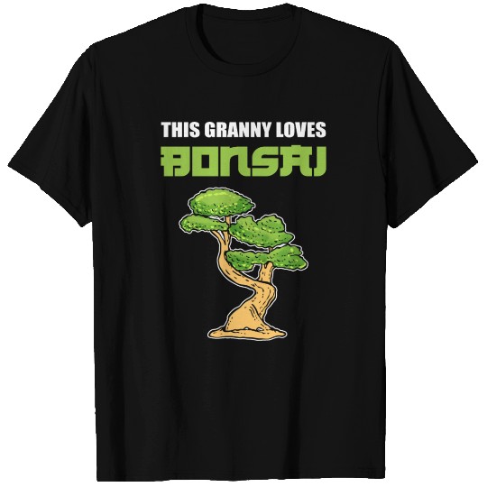 Granny Loves Bonsai Botanist Gift T Shirts