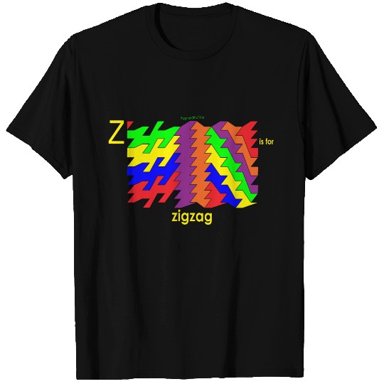z is for zig zag T Shirts
