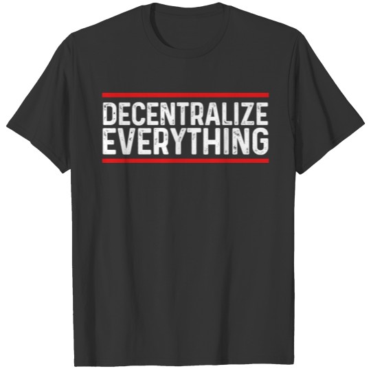 Decentralize everything cute boy T Shirts