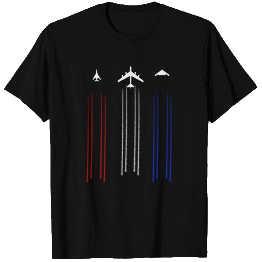 B-2 rit B-1 Lancer B-52 Bomber Airplane T Shirts