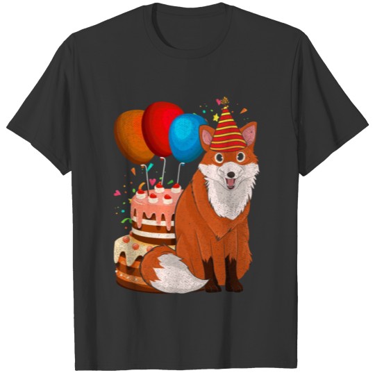 Forest animal nature birthday party gift fox T Shirts