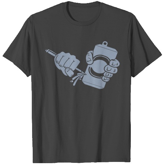 Beer canned beer can piercing T Shirts