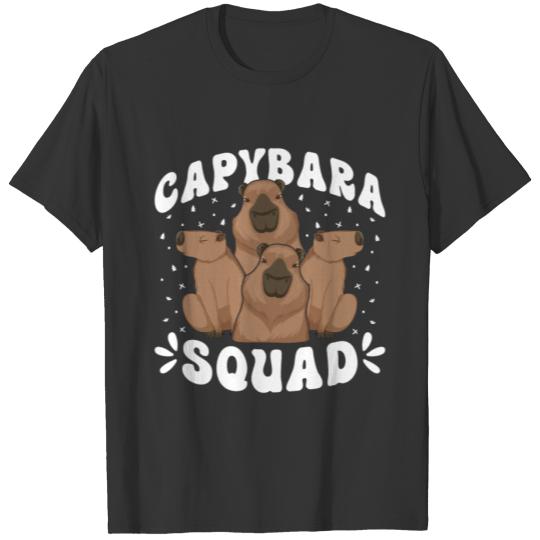 Capybara Squad Capybara Themed Party T Shirts