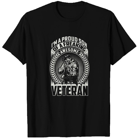 Proud Son Freaking Awesome Veteran T Shirts