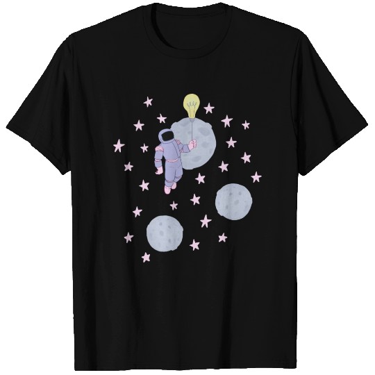Lavender Astronaut In Space T Shirts
