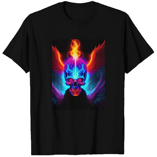 Psyschedelic Skull Blazer T Shirts