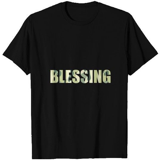 Funny Hunting Camo BLESSING IN DISGUISE Camouflage T Shirts