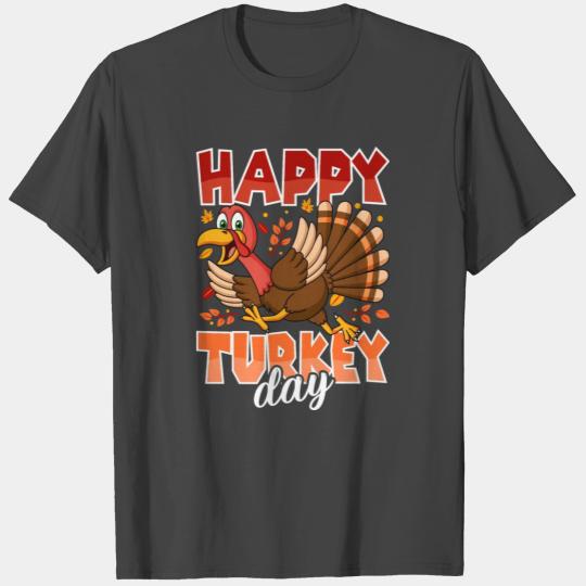 Happy Turkey Day Thanksgiving Day Funny Family T Shirts