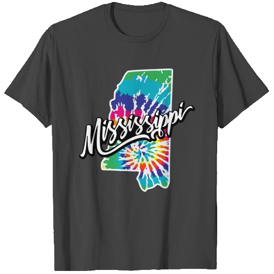 Mississippi State Home Tie Dey Home T Shirts