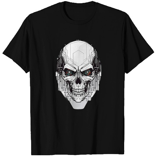 Cyberpunk Skull T Shirts