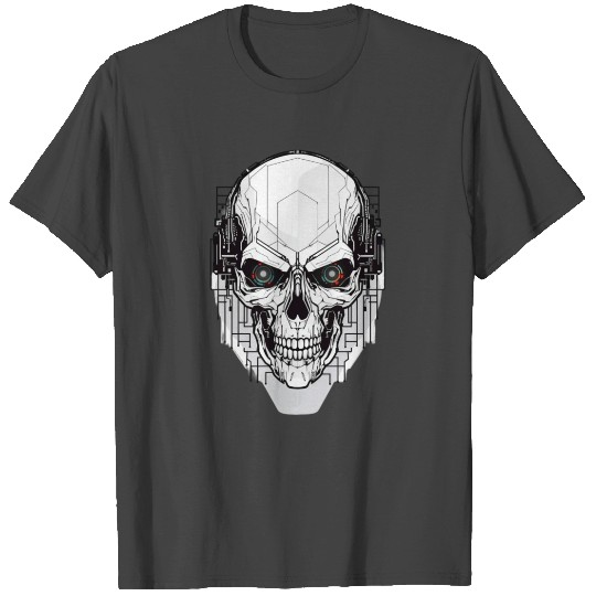 Cyberpunk Skull T Shirts