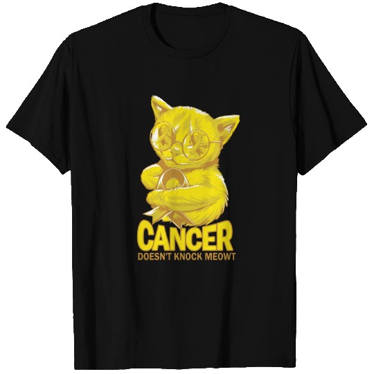 Cancer Doesn't Knock Bladder Cancer T Shirts
