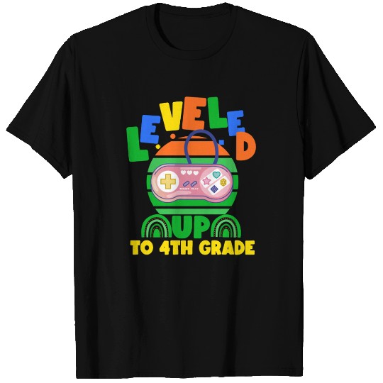 Level up to 4th grade, back to school T Shirts