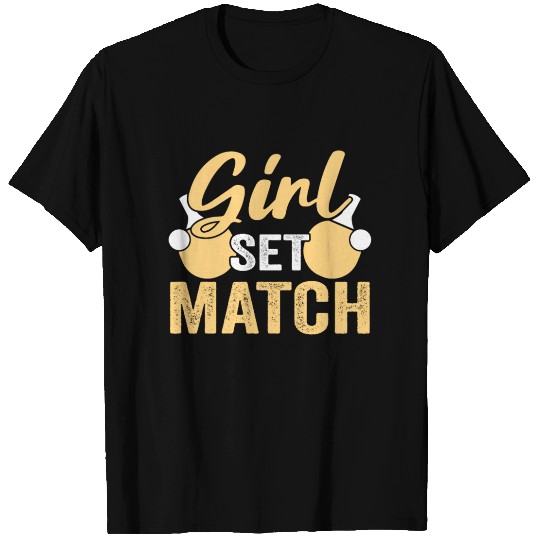 Player Girl Women Women Outfit! Table Tennis T Shirts