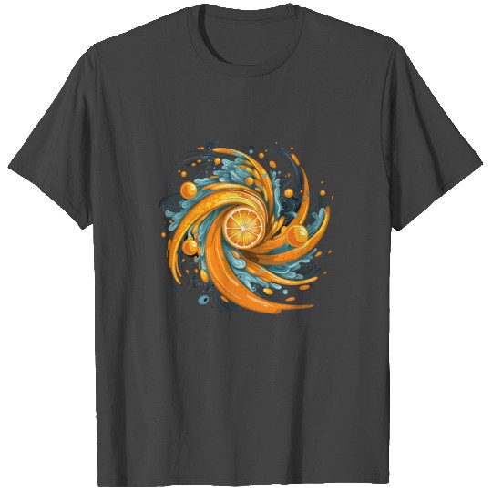 Orange Fruit Milkyway Solar Tangerine Cute T Shirts