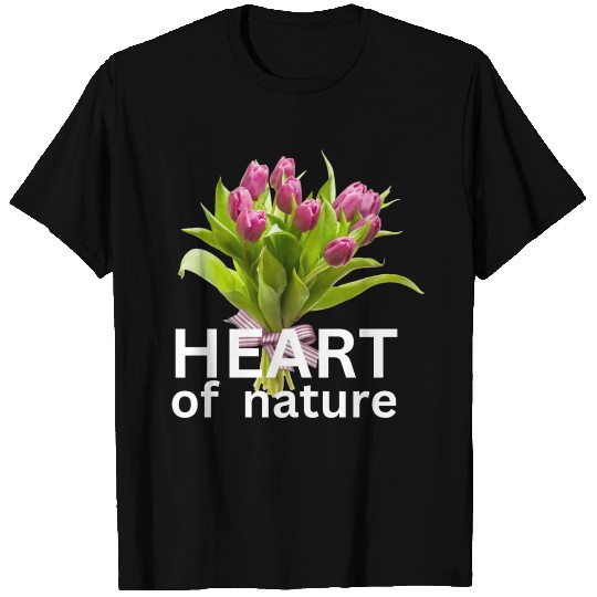 HEART of nature with beautiful flowers T Shirts