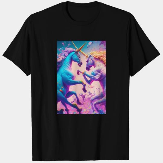 Unicorns in candyland T Shirts