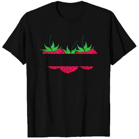 Raspberry text logo banner raspberries T Shirts
