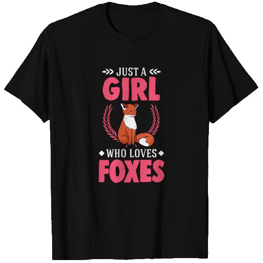 Fox Girl Gift T Shirts