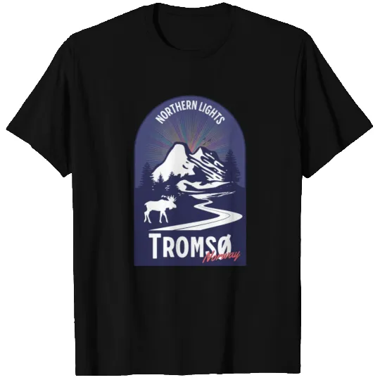 Tromso Northern Lights Norway T Shirts