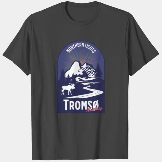 Tromso Northern Lights Norway T Shirts