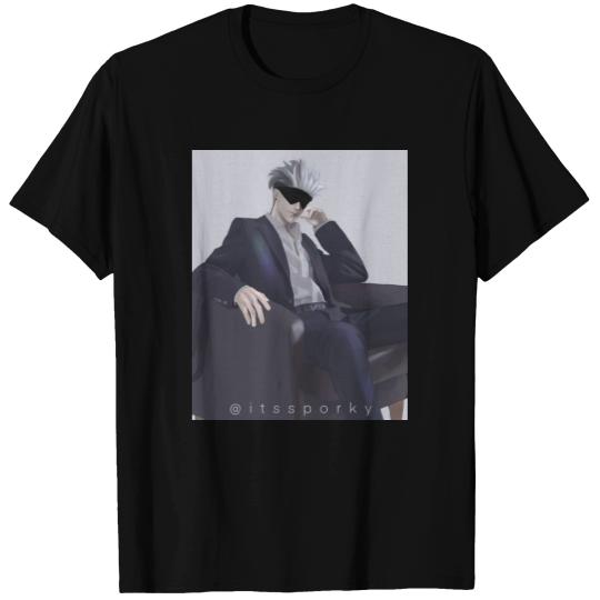 Gojo Satrou Sticker T Shirts