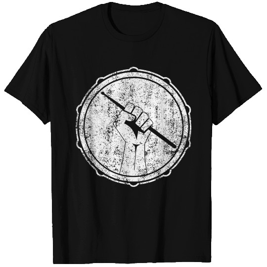 Drummer Drumming Revolution Fist And Drum Stick T Shirts