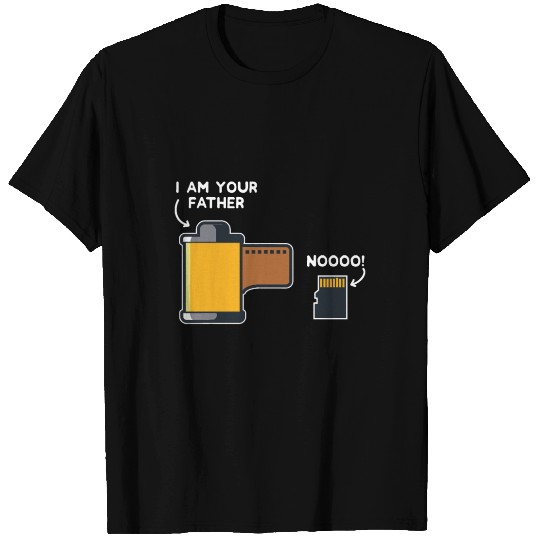 Funny Photography Gift Design Film Father of SD Ca T Shirts