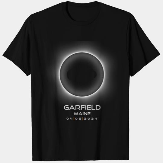 2024 Garfield Maine Eclipse Souvenir Memento T Shirts