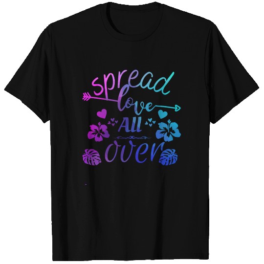 Spread love over T Shirts