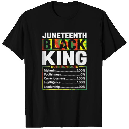 Juneteenth Black King Melanin Dad Fathers Day T Shirts