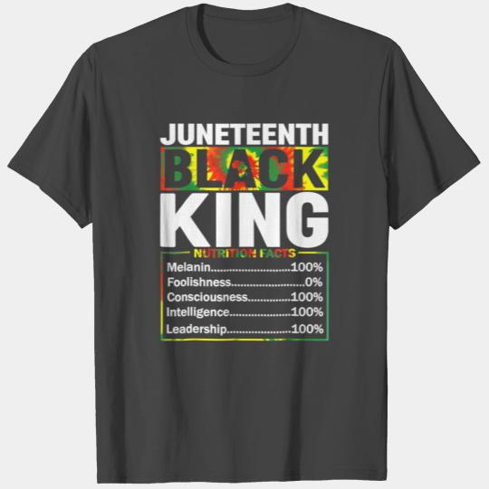 Juneteenth Black King Melanin Dad Fathers Day T Shirts