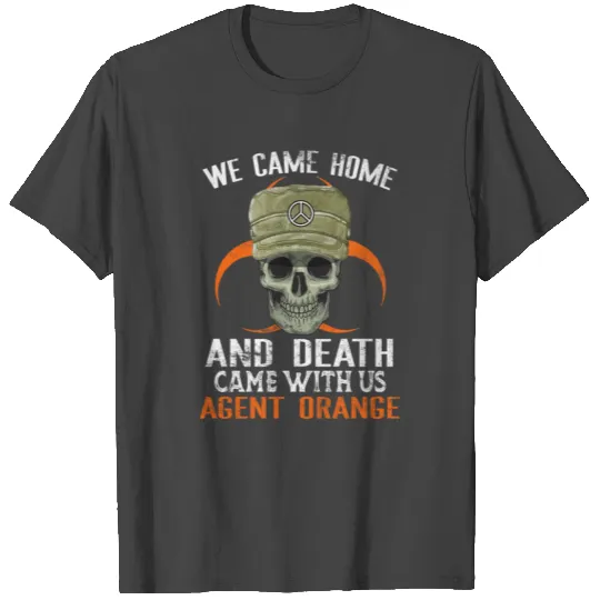 Orange Agent Vietnam War Military Victims Retired T Shirts