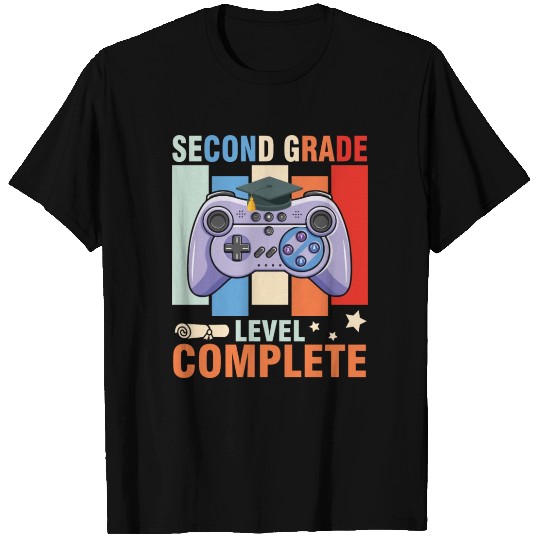 Second Grade Level Complete Gamer Senior Class Of T Shirts