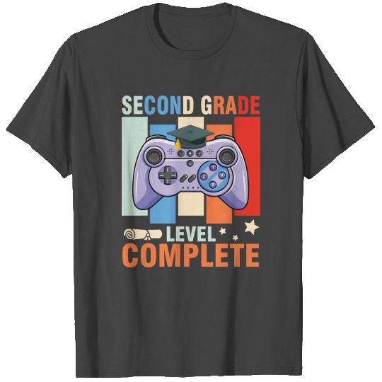 Second Grade Level Complete Gamer Senior Class Of T Shirts