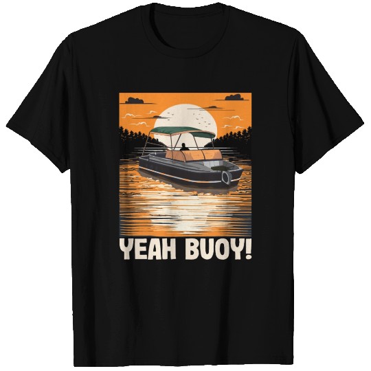 Funny Motorboating Meme Pontoon King Boat Pun T Shirts