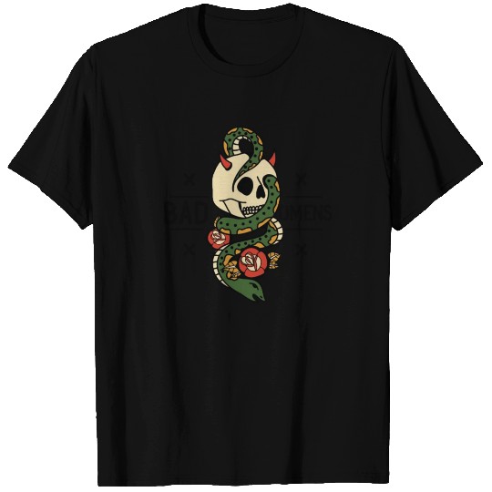 Bad Omens Snake And Skull Bad Omens T Shirts