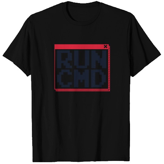 Run CMD Black Hat Ethical Hacking White Hat Hacker T Shirts
