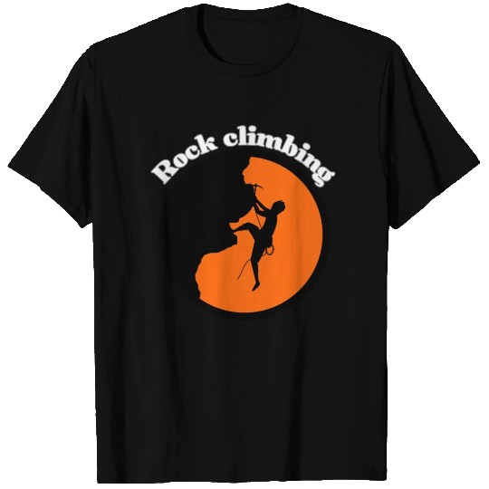 Rock climbing design T Shirts