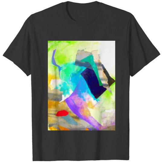 Abstract Mixed Media Painting and Collage T Shirts