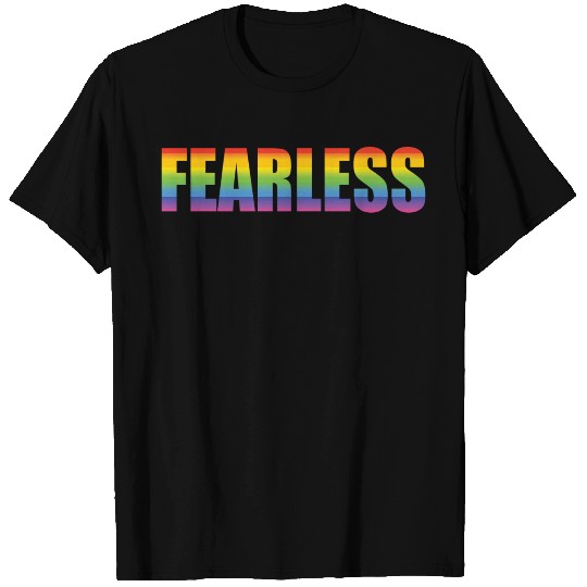 Fearless Rainbow T Shirts