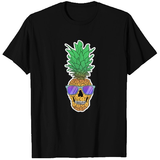 Pineapple Skull T Shirts
