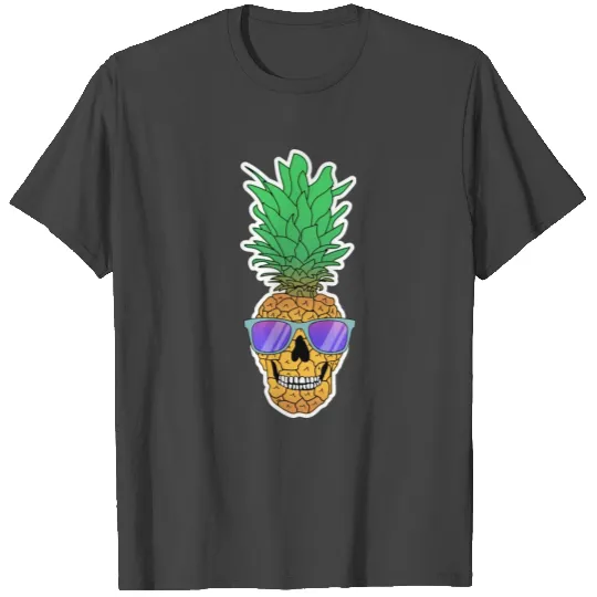 Pineapple Skull T Shirts