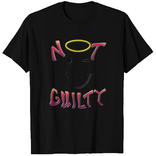 Not Guilty Wink Wink T Shirts
